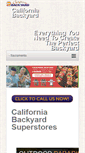 Mobile Screenshot of californiabackyard.com